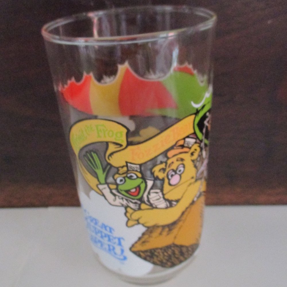 Great Muppet Caper Movie Collectible Glass McDonalds 1981 The Great Gonzo